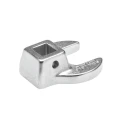 STAHLWILLE Crow Foot Spanner Head 3/8 in Insert 18 mm Size Chrome Alloy Steel Finish 02200018