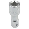 STAHLWILLE 3/4 in Square Drive Chrome Steel Extension Bar, 95mm Overall Length 15010003