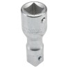 STAHLWILLE 3/4 in Square Drive Chrome Steel Extension Bar, 95mm Overall Length 15010003