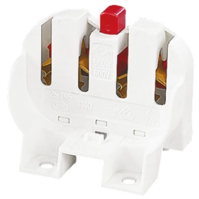 BJB Compact Fluorescent Lamp Holder 2G11 Base Screw Mount Polybutylene Terephthalate Housing Vibration Proof 26.746.1004.84