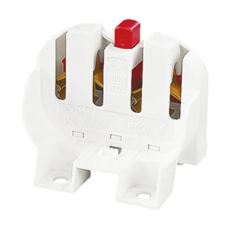 BJB Compact Fluorescent Lamp Holder 2G11 Base Screw Mount Polybutylene Terephthalate Housing Vibration Proof 26.746.1004.84