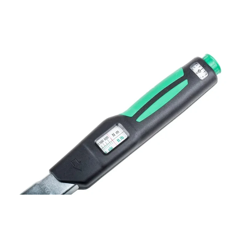 STAHLWILLE Click Torque Wrench 130 To 650 Nm, 65 mm Hex Drive, Steel, ±3% Accuracy, 890mm Overall Length 730N 50181065