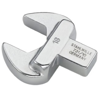 STAHLWILLE Open Ended Insert Spanner Head 9 x 12 mm Insert Size, 11 mm, Chrome Finish 58211011