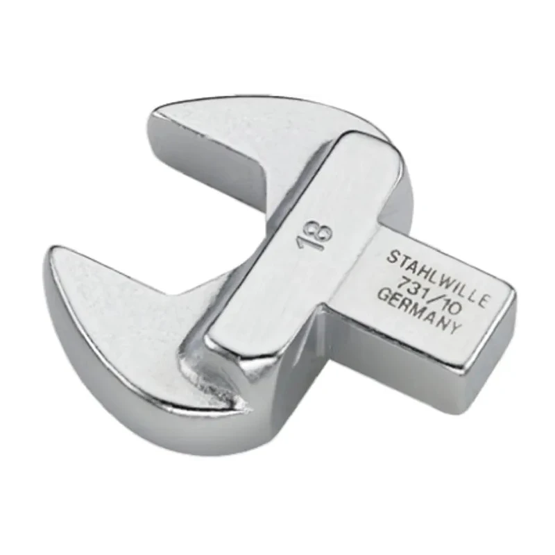 STAHLWILLE Open Ended Insert Spanner Head 9 x 12 mm Insert Size, 11 mm, Chrome Finish 58211011