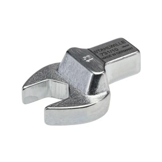 STAHLWILLE Open Ended Insert Spanner Head 13 mm Size, 9 x 12 mm Insert, Chrome Finish 58211013