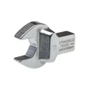 STAHLWILLE Open Ended Insert Spanner Head 13 mm Size, 9 x 12 mm Insert, Chrome Finish 58211013