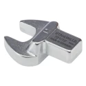 STAHLWILLE Open Ended Insert Spanner Head, 9 x 12 mm Insert Size, 12 mm Chrome Finish 58211012