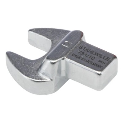 STAHLWILLE Open Ended Insert Spanner Head, 9 x 12 mm Insert Size, 12 mm Chrome Finish 58211012