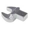 STAHLWILLE Open Ended Insert Spanner Head, 9 x 12 mm Insert Size, 12 mm Chrome Finish 58211012