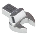 STAHLWILLE Open Ended Insert Spanner Head, 9 x 12 mm Insert Size, 12 mm Chrome Finish 58211012
