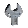 STAHLWILLE Open Ended Insert Spanner Head, 9 x 12 mm Insert Size, 14 mm Chrome Finish 58211014