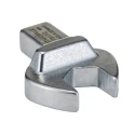 STAHLWILLE Open Ended Spanner Insert Head 15 mm Size Alloy Steel Chrome Finish 9 x 12 mm Insert 58211015
