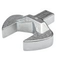 STAHLWILLE Open Ended Insert Spanner Head 14 x 18 mm Insert Size, 38 mm, Chrome Finish 58214038