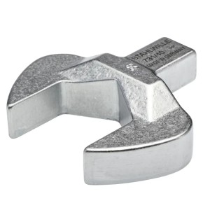 STAHLWILLE Open Ended Insert Spanner Head 14 x 18 mm Insert Size, 38 mm, Chrome Finish 58214038