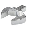 STAHLWILLE Open Ended Insert Spanner Head 14 x 18 mm Insert Size, 38 mm, Chrome Finish 58214038
