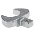 STAHLWILLE Open Ended Insert Spanner Head 14 x 18 mm Insert Size, 38 mm, Chrome Finish 58214038