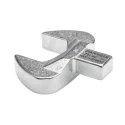 STAHLWILLE Open Ended Insert Spanner Head, 14 x 18 mm Insert Size, 36 mm Chrome Finish Alloy Steel Germany 58214036