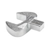 STAHLWILLE Open Ended Insert Spanner Head, 14 x 18 mm Insert Size, 36 mm Chrome Finish Alloy Steel Germany 58214036