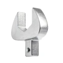 STAHLWILLE Open Ended Insert Spanner Head, 14 x 18 mm Insert Size, 36 mm Chrome Finish Alloy Steel Germany 58214036