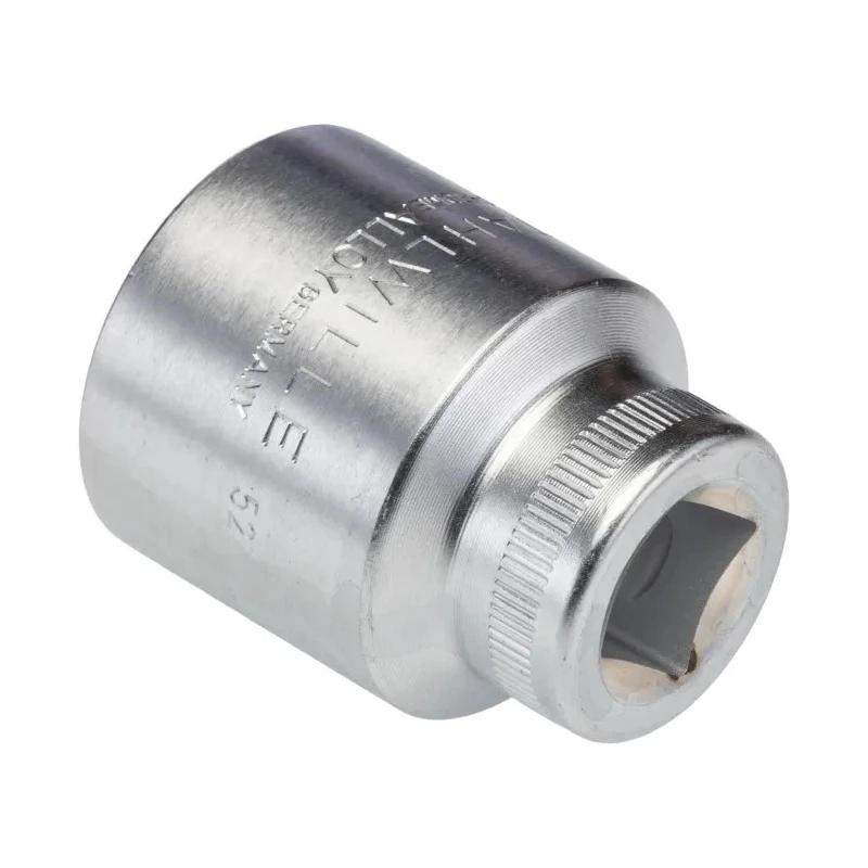 STAHLWILLE 1/2 in Drive 27 mm Hexagon Socket with Chrome Finish, 45mm Overall Length 03030027