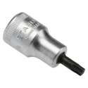 STAHLWILLE Screwdriver Socket Set, 1/2 in Drive Size, T30 Torx Tip, Chrome Plated Chrome Alloy Steel, 55mm Overall 03100030