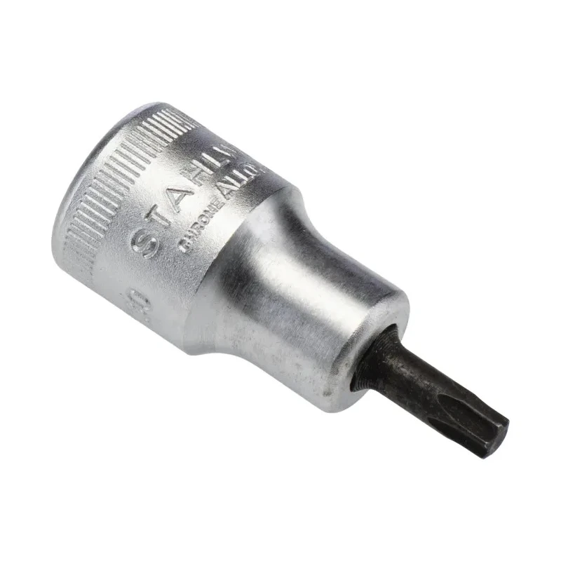 STAHLWILLE Screwdriver Socket Set, 1/2 in Drive Size, T30 Torx Tip, Chrome Plated Chrome Alloy Steel, 55mm Overall 03100030