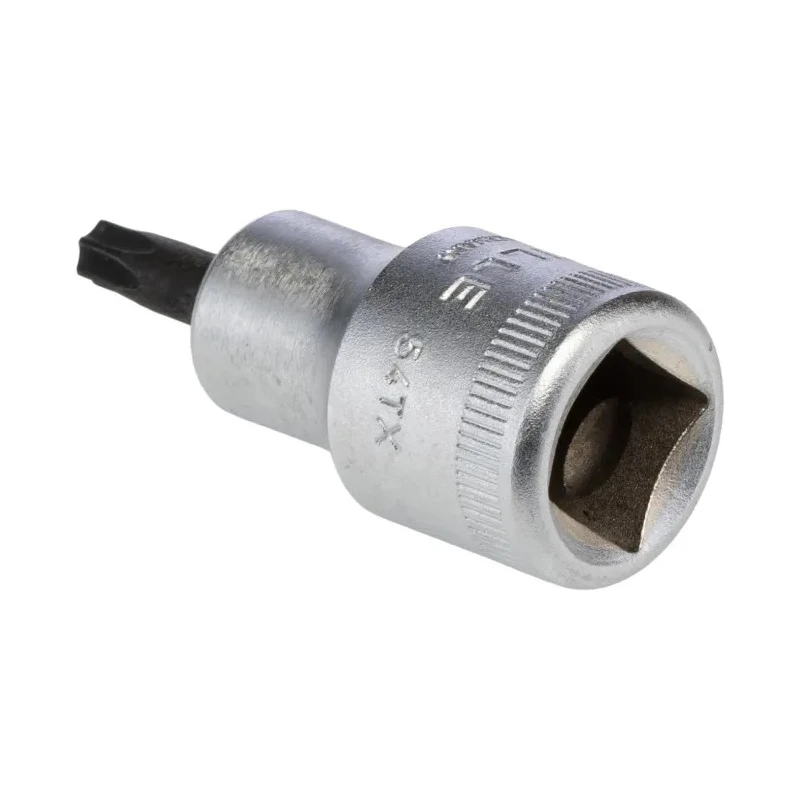 STAHLWILLE Screwdriver Socket Set, 1/2 in Drive Size, T30 Torx Tip, Chrome Plated Chrome Alloy Steel, 55mm Overall 03100030