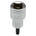 STAHLWILLE Screwdriver Socket Set, 1/2 in Drive Size, T30 Torx Tip, Chrome Plated Chrome Alloy Steel, 55mm Overall 03100030