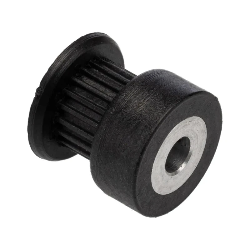 RS PRO Timing Belt Pulley Glass Filled Polycarbonate, Aluminium 6 mm Width, 2 mm Pitch, 20 Teeth PP20MXL025MI