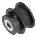 RS PRO Timing Belt Pulley Glass Filled Polycarbonate, Aluminium 6 mm Belt Width, 2 mm Pitch, 30 Teeth PP30MXL025MI