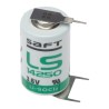Saft 3.6 V 1/2 AA Lithium Thionyl Chloride PCB Mount Battery, 1200 mAh Capacity, 14.55 mm Diameter x 25.15 mm LS142503PFRP