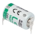 Saft 3.6 V 1/2 AA Lithium Thionyl Chloride PCB Mount Battery, 1200 mAh Capacity, 14.55 mm Diameter x 25.15 mm LS142503PFRP