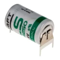 Saft 3.6 V 1/2 AA Lithium Thionyl Chloride PCB Mount Battery, 1200 mAh Capacity, 14.55 mm Diameter x 25.15 mm LS142503PFRP