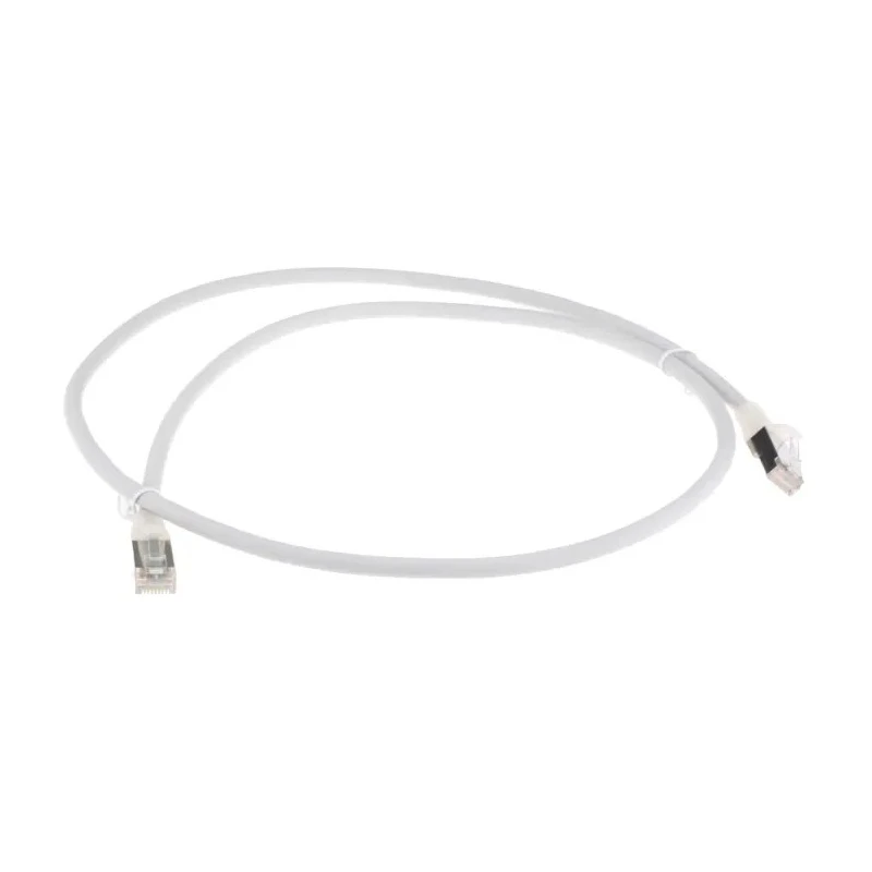 RS PRO Cat6a Shielded Ethernet Cable RJ45 Male to RJ45 Male 1m Grey LSZH Cat6a