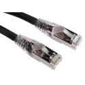 RS PRO Cat6a Ethernet Cable RJ45 Male to RJ45 Male 1m Black Shielded Low Smoke Zero Halogen Cat6a