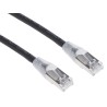 RS PRO Cat6a Ethernet Cable RJ45 Male to RJ45 Male 3 m Black Shielded Low Smoke Zero Halogen Cat6a