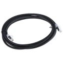 RS PRO Cat6a Ethernet Cable RJ45 Male to RJ45 Male 3 m Black Shielded Low Smoke Zero Halogen Cat6a