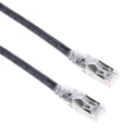 RS PRO Cat6a Ethernet Cable RJ45 Male to RJ45 Male, 10 m, Black, Shielded Low Smoke Zero Halogen Cat6a