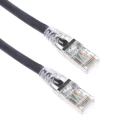 RS PRO Cat6a Ethernet Cable RJ45 Male to RJ45 Male, 10 m, Black, Shielded Low Smoke Zero Halogen Cat6a
