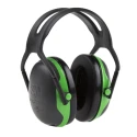 3M PELTOR X1A Ear Defender with Headband, 27 dB Noise Reduction, Green Black, 184g X1A-GA