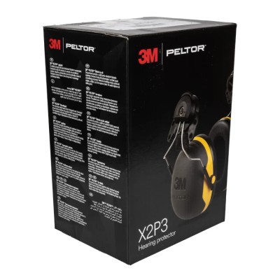 3M PELTOR Ear Shells for Helmets 30 dB Noise Reduction Yellow X2P3E-GA