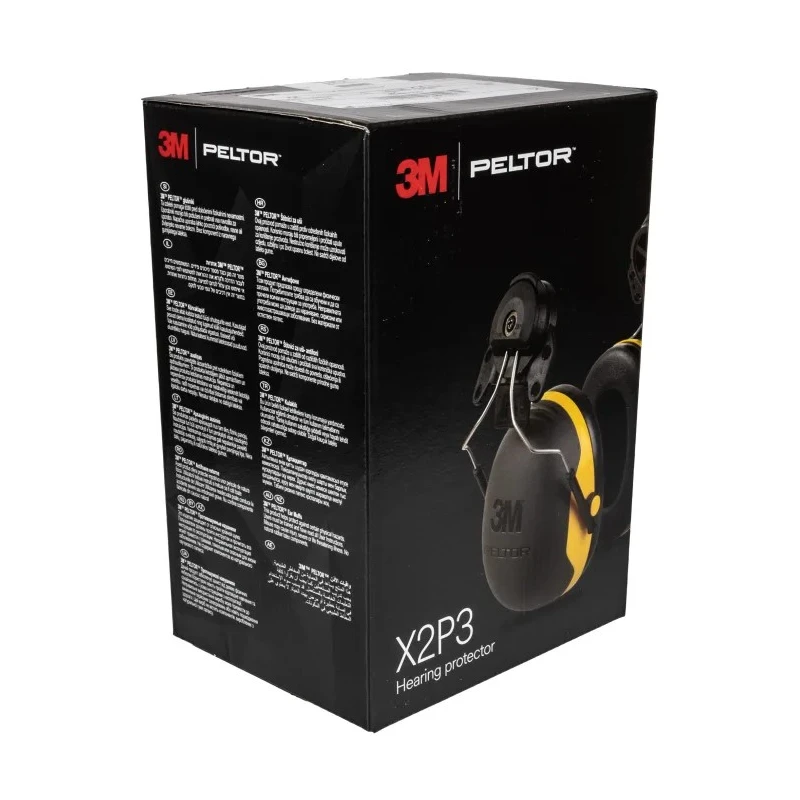 3M PELTOR Ear Shells for Helmets 30 dB Noise Reduction Yellow X2P3E-GA