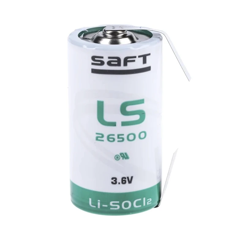 Saft 3.6 V Lithium Thionyl Chloride C Battery 7.7 Ah LS26500CNR
