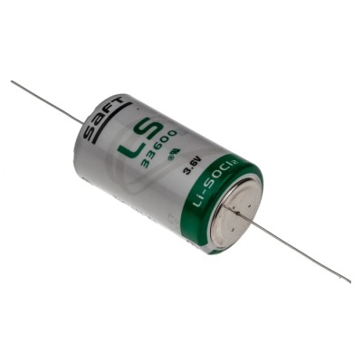 Saft 3.6 V Lithium Thionyl Chloride D Battery LS33600CNA