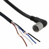 Omron Female 4-Way Right Angle to Unterminated Free End Sensor Actuator Cable 5 m XS3F-M8PVC4A5M-EU
