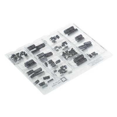Nova Through Hole Aluminium Electrolytic Capacitor Kit 115 Pieces 63V-450V CCC-18