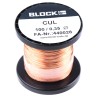 Block 0.35 mm OD Copper Wire 0.11 mm² Enamelled 87 m Reel CUL 100/0,35
