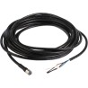 Omron Female 4-Way Straight Sensor Actuator Cable 5 m PVC Jacket Black 125V dc XS3F-M8PVC4S5M