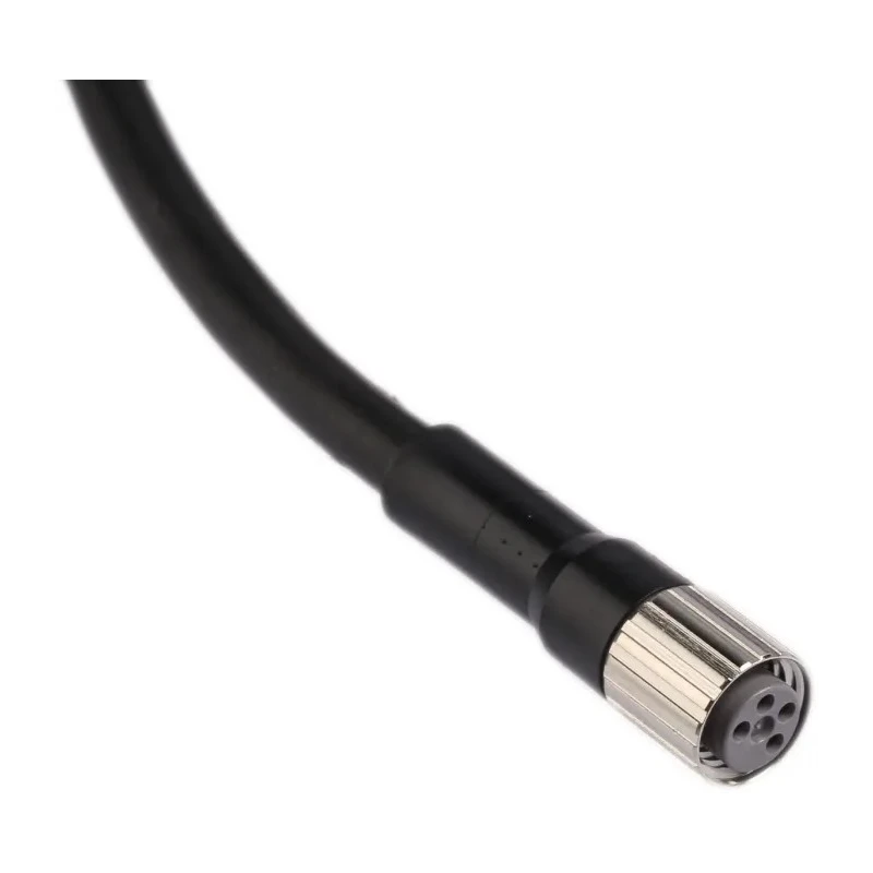 Omron Female 4-Way Straight Sensor Actuator Cable 5 m PVC Jacket Black 125V dc XS3F-M8PVC4S5M