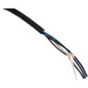 Omron Female 4-Way Straight Sensor Actuator Cable 5 m PVC Jacket Black 125V dc XS3F-M8PVC4S5M